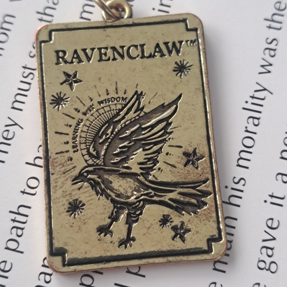 Harry Potter Ravenclaw Necklace Gold  Pendant Wizarding World
